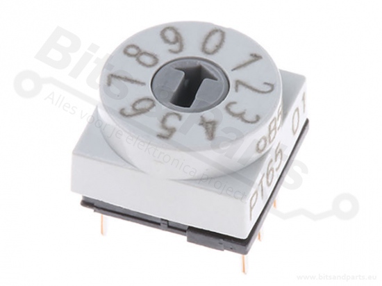 Dipswitch / codeschakelaar 0-9 Hartmann PT65101